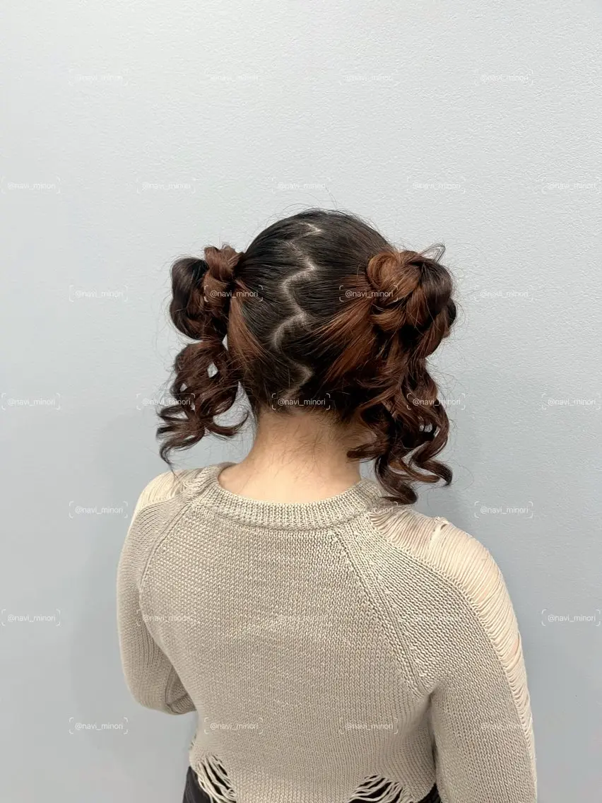 ロング ヘアアレンジ Hairset minoriのヘアスタイル