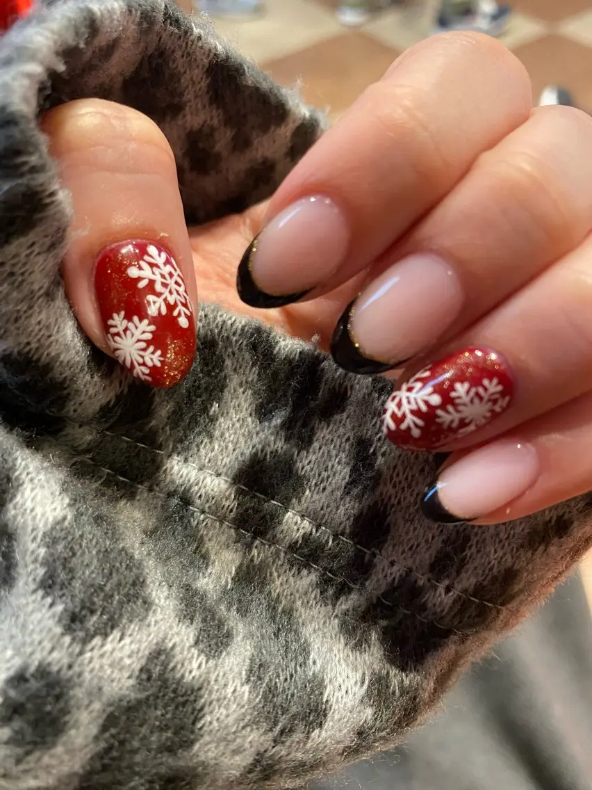 ネイル 冬ネイル クリスマス Hori Sachiのネイルデザイン