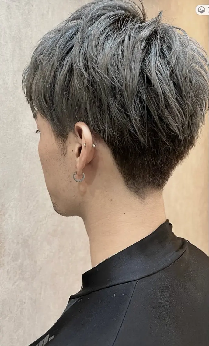カラー メンズ メンズブリーチ 刈り上げ ブリーチ カット ヘアカラー トリートメント ヘッドスパ カワクボ ハルキのその他イメージ