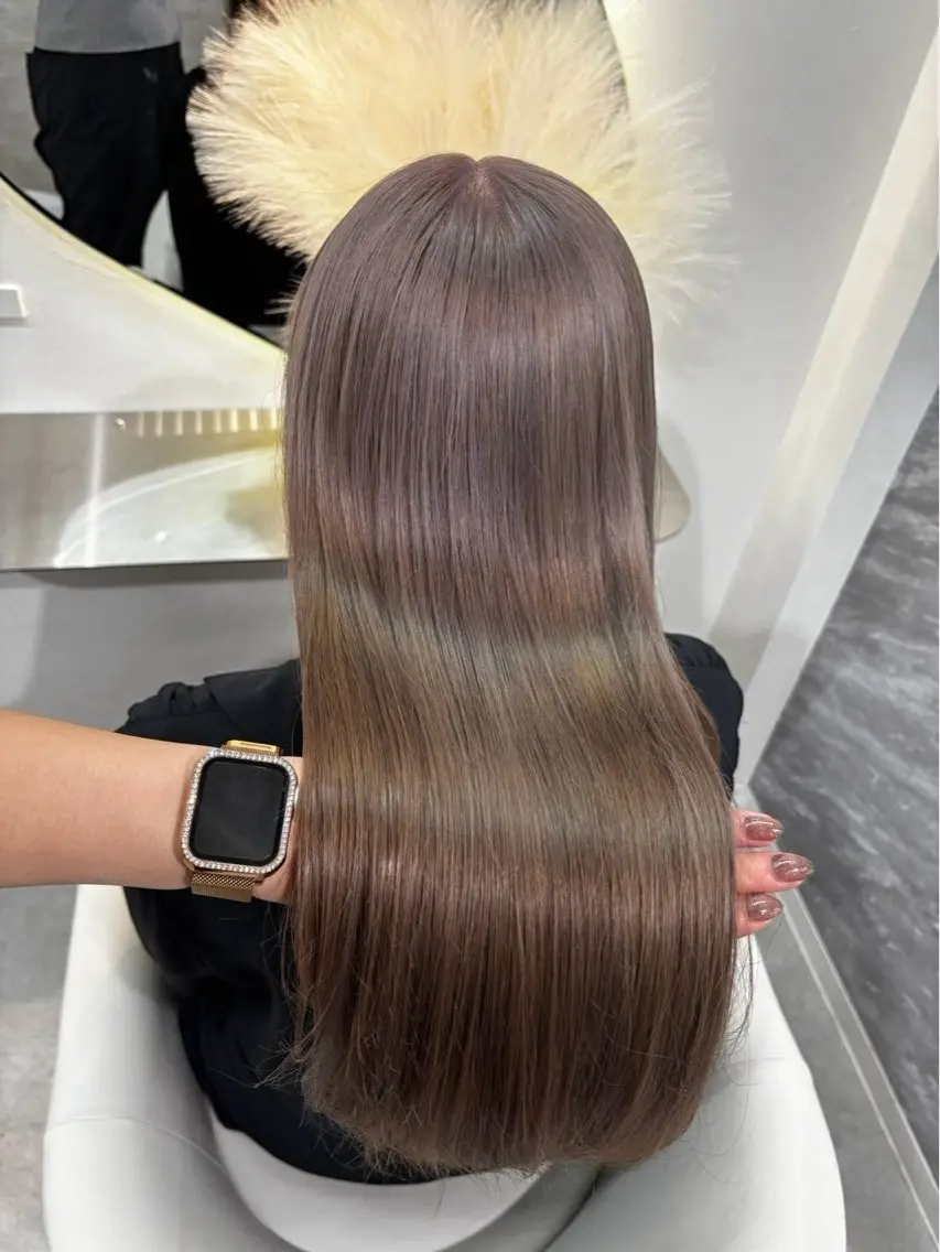 ロング ロング 庄司蒼麻 艶カラー/モデル募集のヘアスタイル