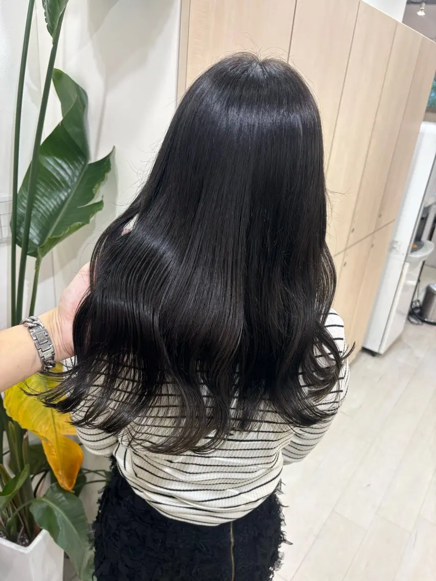 ロング カット ヘアカラー トリートメント 🪞透明感カラー🫧 縮毛矯正🥇かずきのヘアスタイル