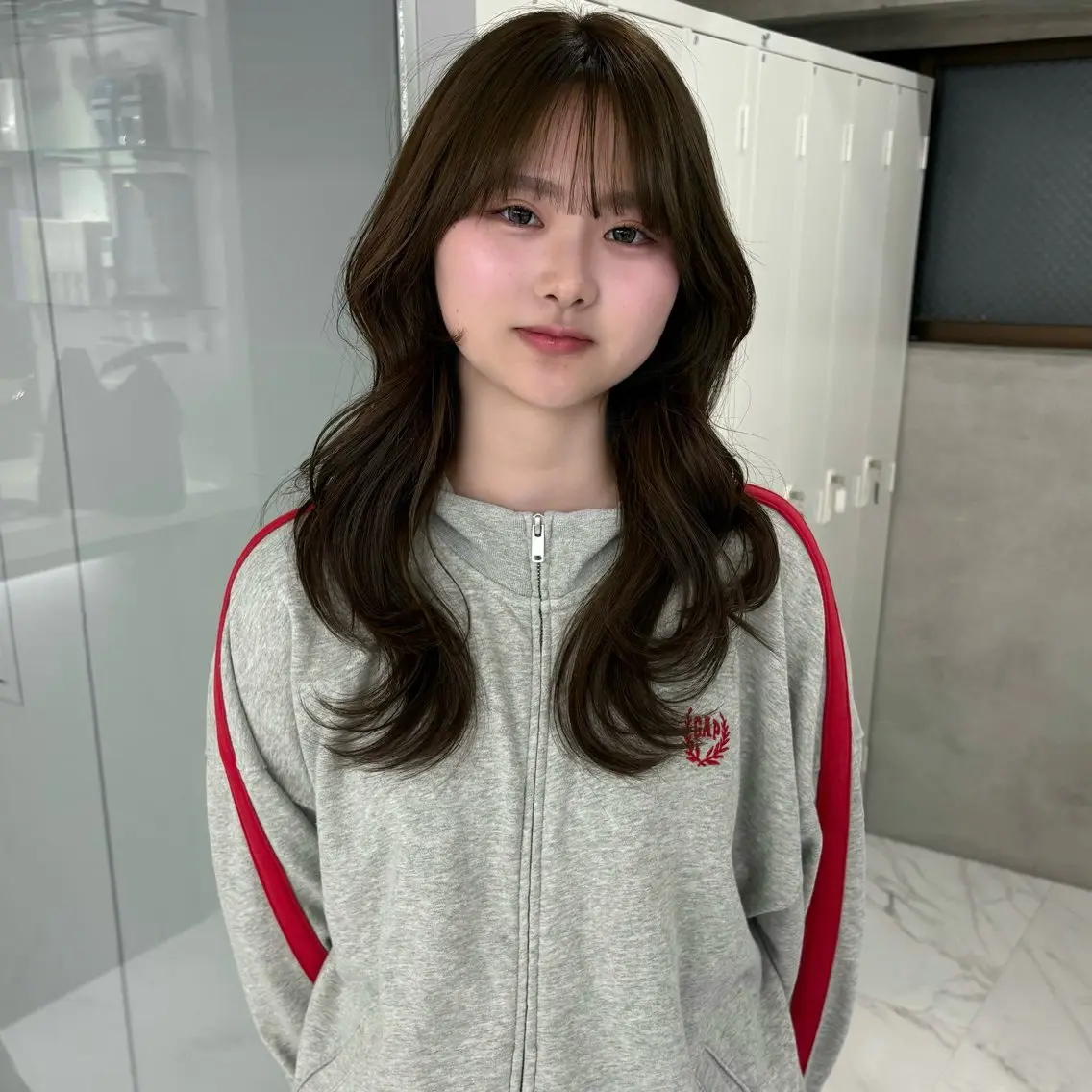 【透明感up✨】ブリーチなしWカラー➕カット✂️の写真