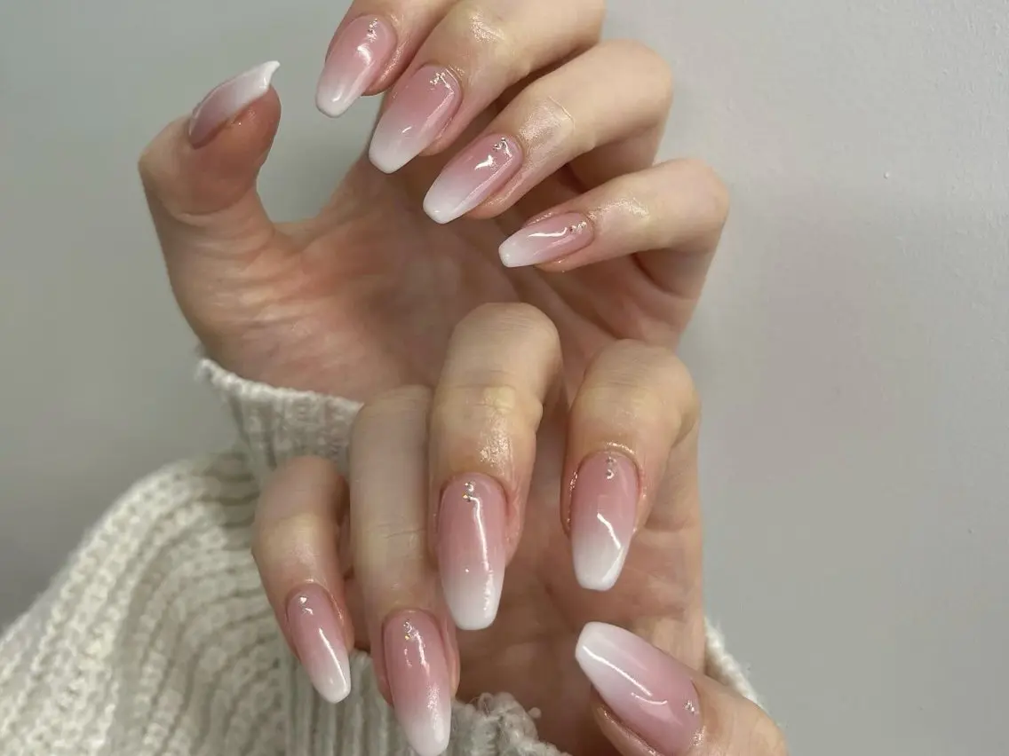 ネイル ハンドネイル rina ニュアンス♡ワンホンのネイルデザイン