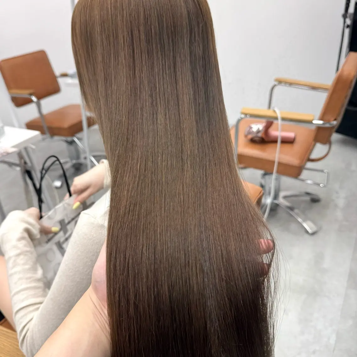 ロング カラー ヘアアレンジ ヘアカラー ブリーチなしカラー /新百合ヶ丘/安形翔のヘアスタイル