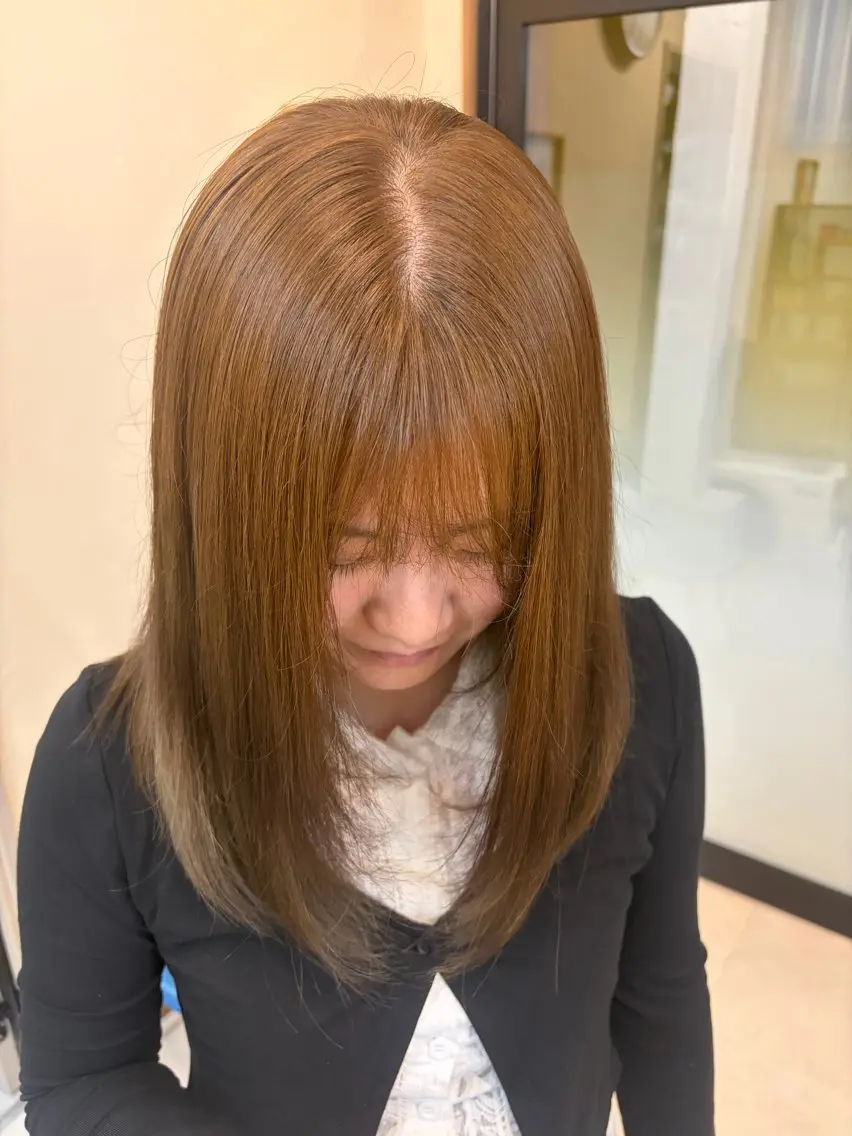 ロング カラー ヘアカラー 杉浦 愛華のヘアスタイル