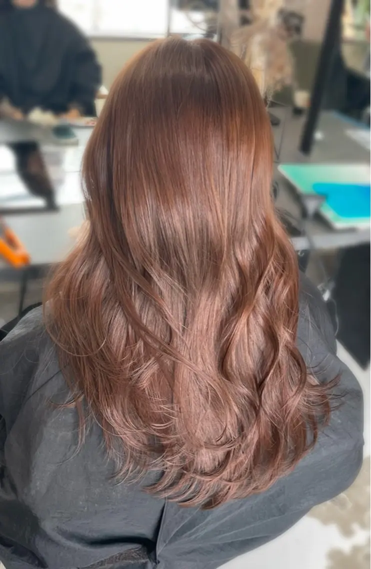 ロング カラー カット ヘアカラー トリートメント nico麻生 加賀谷 すみれのヘアスタイル