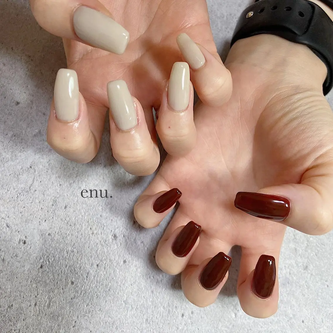 ネイル ハンドネイル enu. nanakoのネイルデザイン