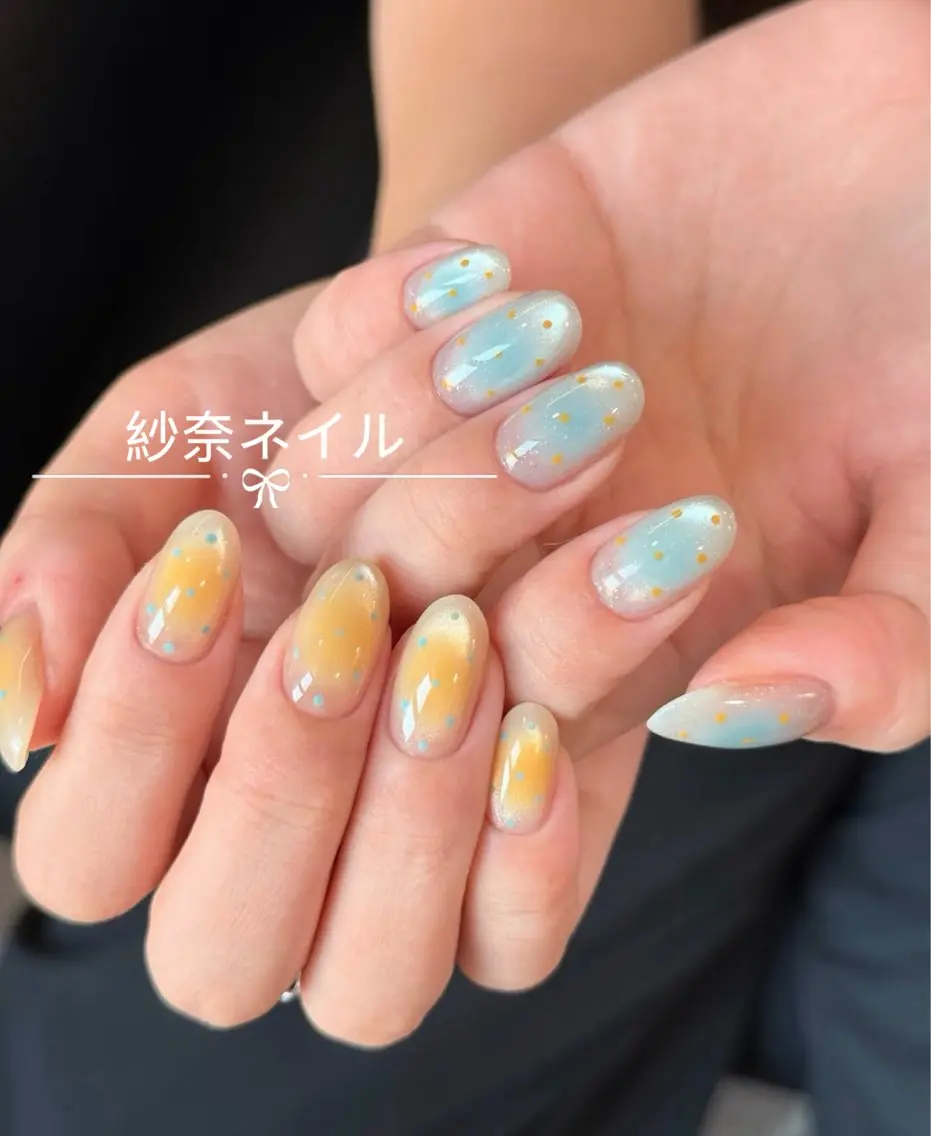ネイル ハンドネイル 纱 奈のネイルデザイン