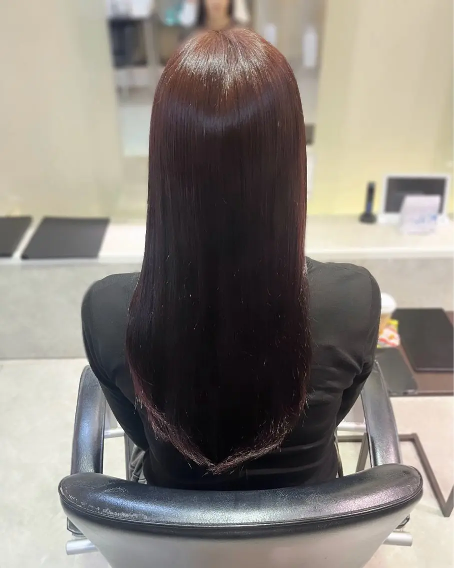 ロング カラー 中川 奈々実のヘアスタイル