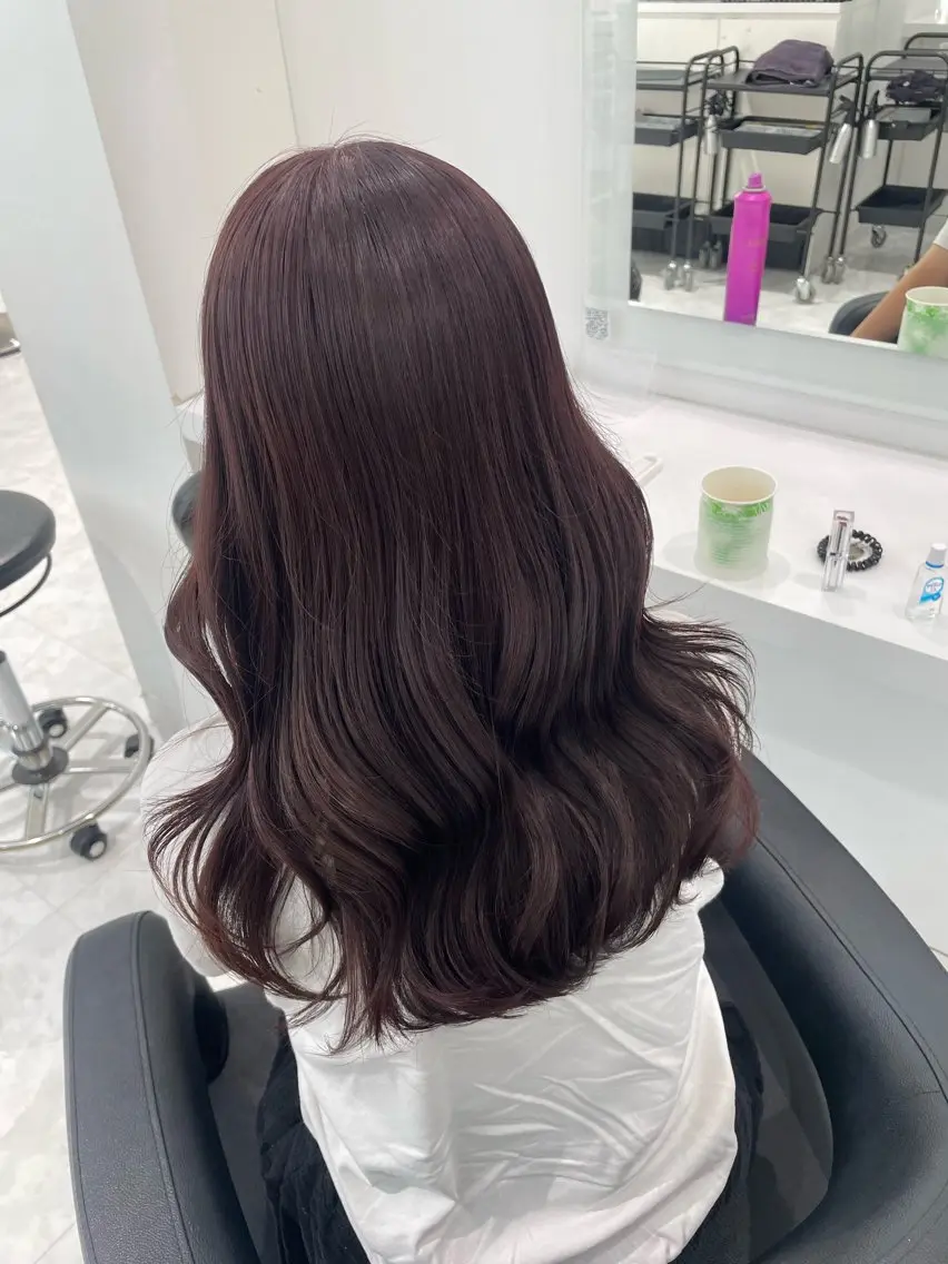 カラー 🤍ブリーチなし ブラウンhimi🤍のヘアスタイル