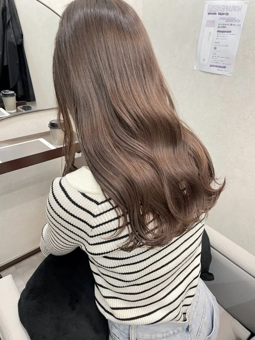 🌟minimo平日限定🌟寒色系エドルカラー+オージュアトリートメント(🫧ブロー、セット込み🫧)の写真