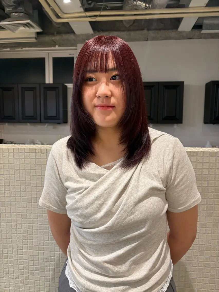セミロング カラー ヘアカラー sae /似合せカラー🫧のヘアスタイル