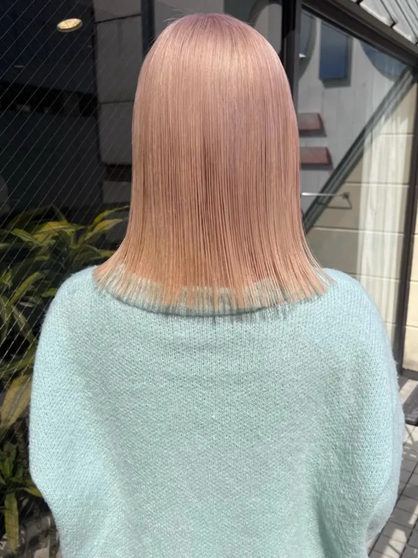 ミディアム ⭐️心斎橋カラーモデ ル⭐️SOUのヘアスタイル
