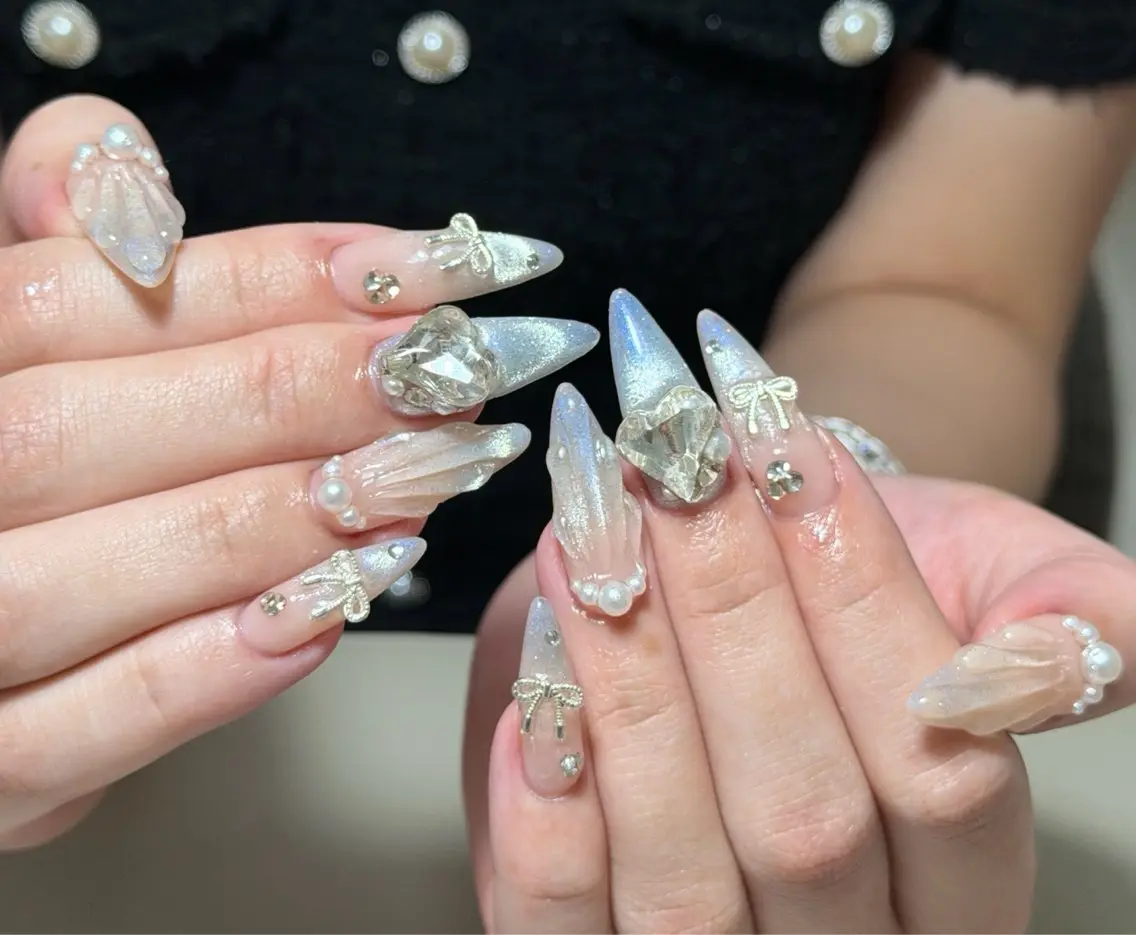 ネイル ハンドネイル ハンドケア 🍑 momo_nailのネイルデザイン