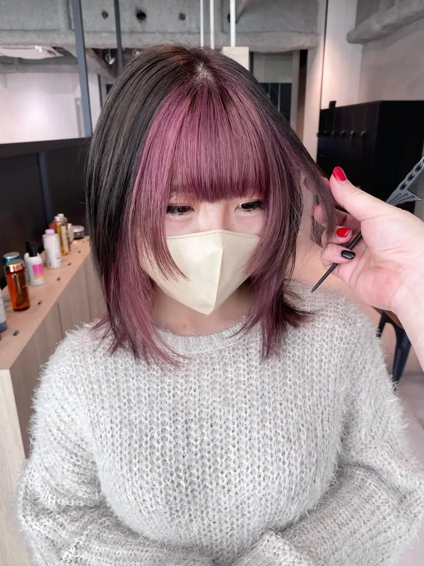 ミディアム カラー wool TOKYO けいごのヘアスタイル