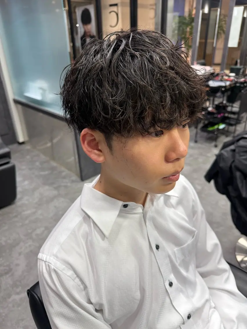 メンズ メンズパーマ メンズパーマ 本田 有里のヘアスタイル