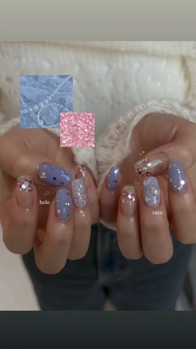 ネイル ハンドネイル CLALA Tokiho 🖤:のネイルデザイン