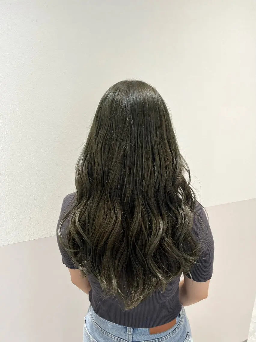 ロング お団子ヘア レイヤーカット カット ヘアカラー トリートメント 大宮レイヤーカット× 透明感カラー　rioのヘアスタイル