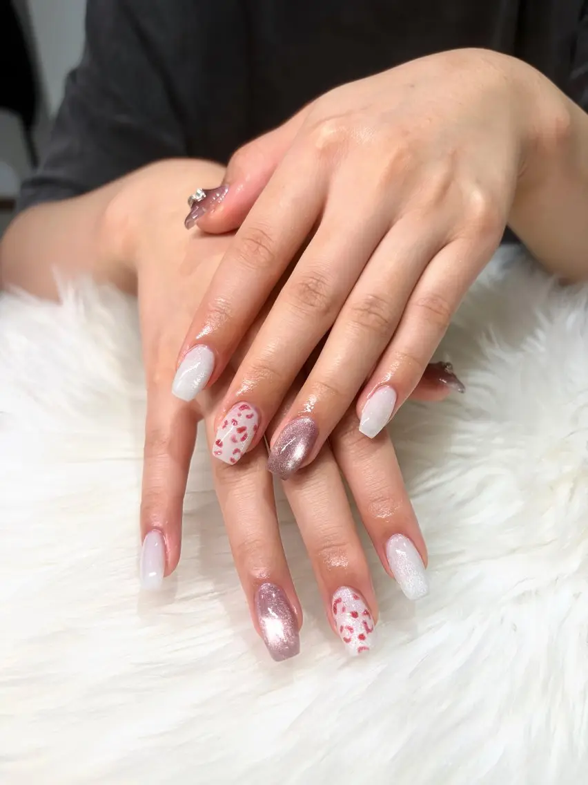 ネイル アニマル柄 マグネットネイル Viel💅 〜miyu〜のネイルデザイン