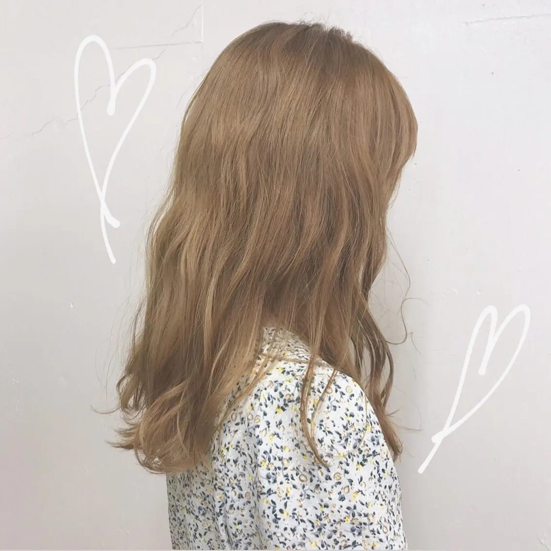 ロング カラー レイヤーカット 韓国ヘアayameのヘアスタイル