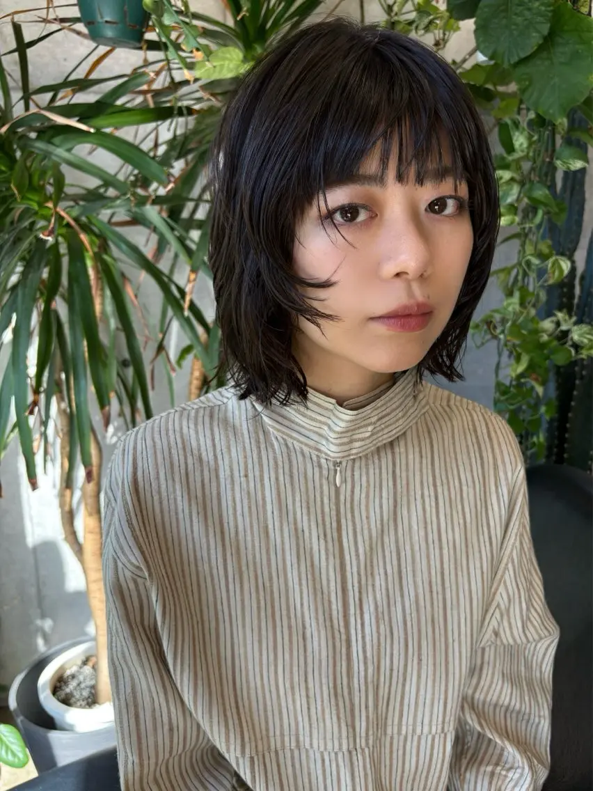 ショート カラー ボブレイヤー ボブ レイヤーカット カット ヘアカラー トリートメント 似合わせカット レイヤー/ボブのヘアスタイル