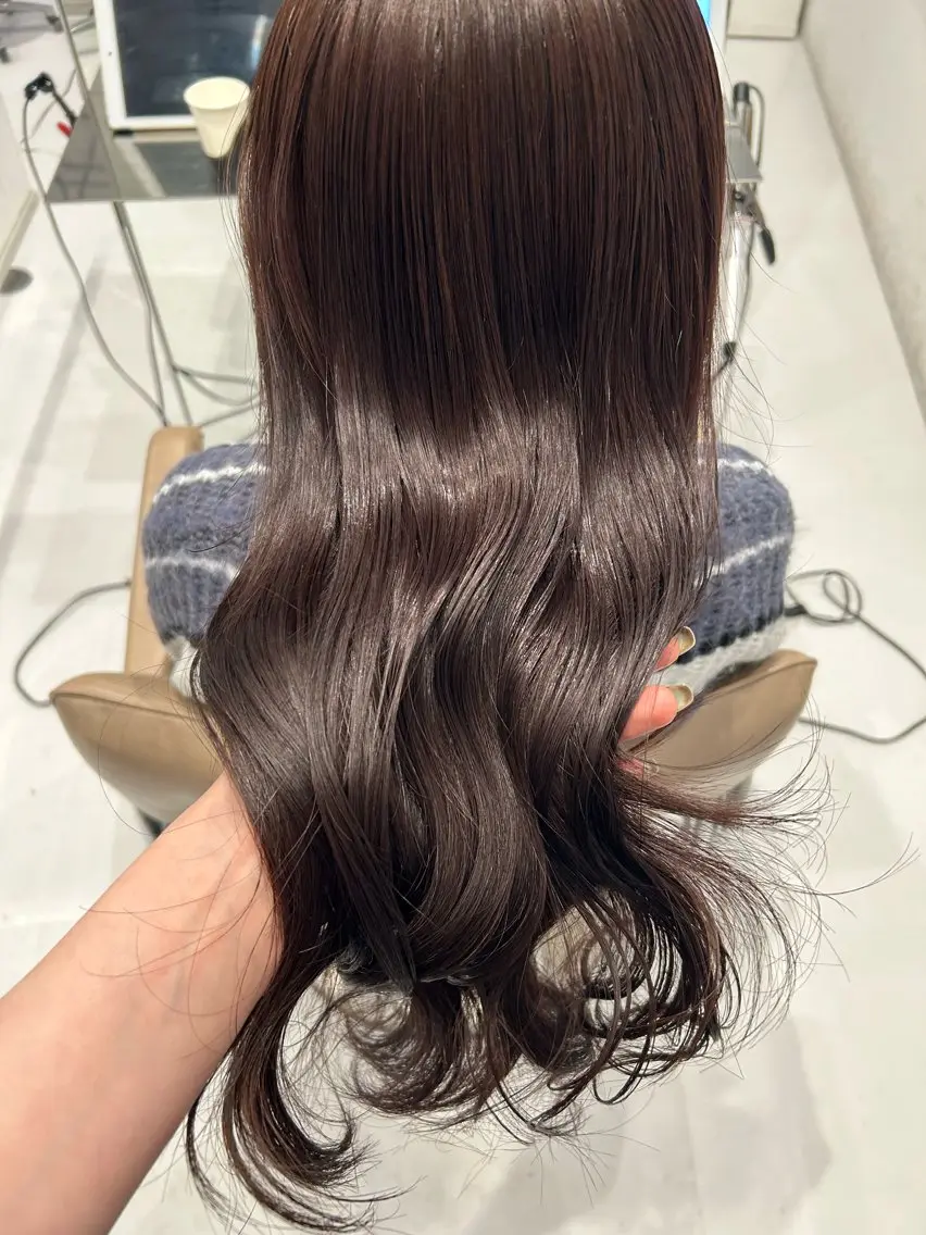 セミロング ヘアカラー 透明感color ˚✧₊amuのヘアスタイル
