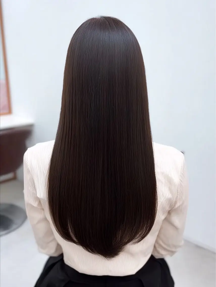 カット＋縮毛矯正の写真