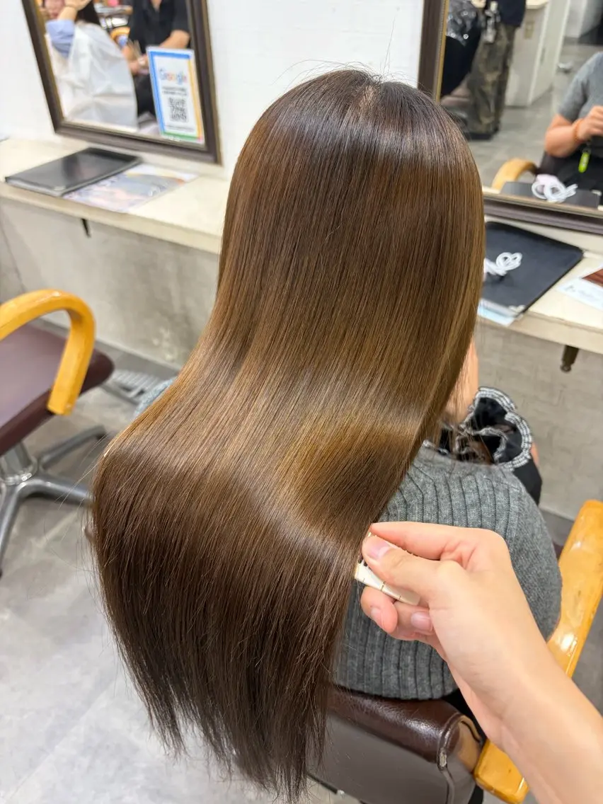 ロング 縮毛矯正 ⭐️U-topia ⭐️和泉田 りさ⭐️のヘアスタイル