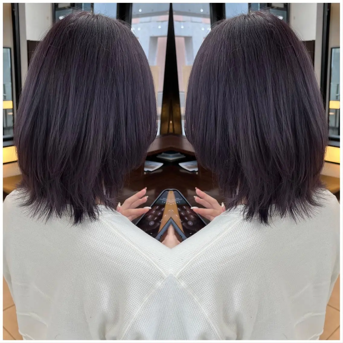 ショート カラー ブリーチ ケアブリーチ ダブルカラー ウルフカット カット ヘアカラー トリートメント ハタケヤマヨシキ ／BOOTHのヘアスタイル