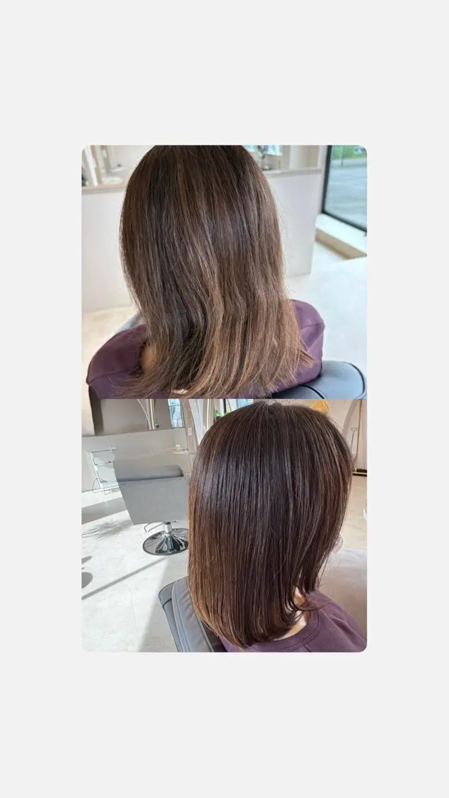ミディアム 小暮 茜のヘアスタイル