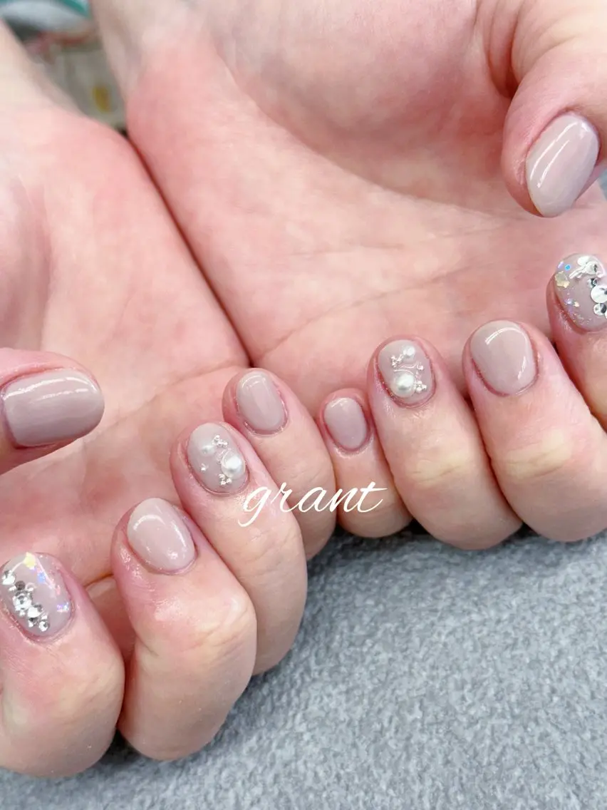 ネイル オフィスネイル シンプルネイル ハンドネイル nailsalon grantのネイルデザイン