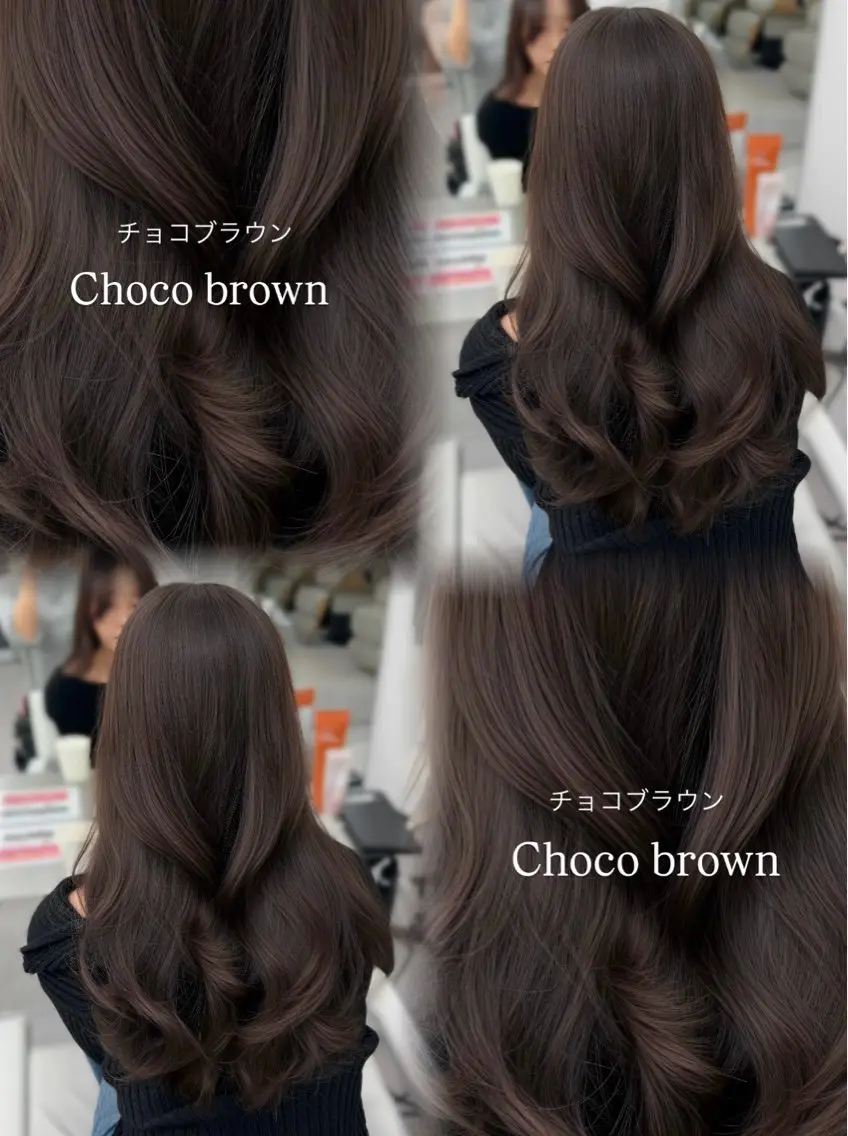 ロング カラー ブラウンカラー 透明感カラー ナチュラルブラウン カット ヘアカラー トリートメント 韓国ヘア/顔周り ヘアセット/加藤優里のヘアスタイル
