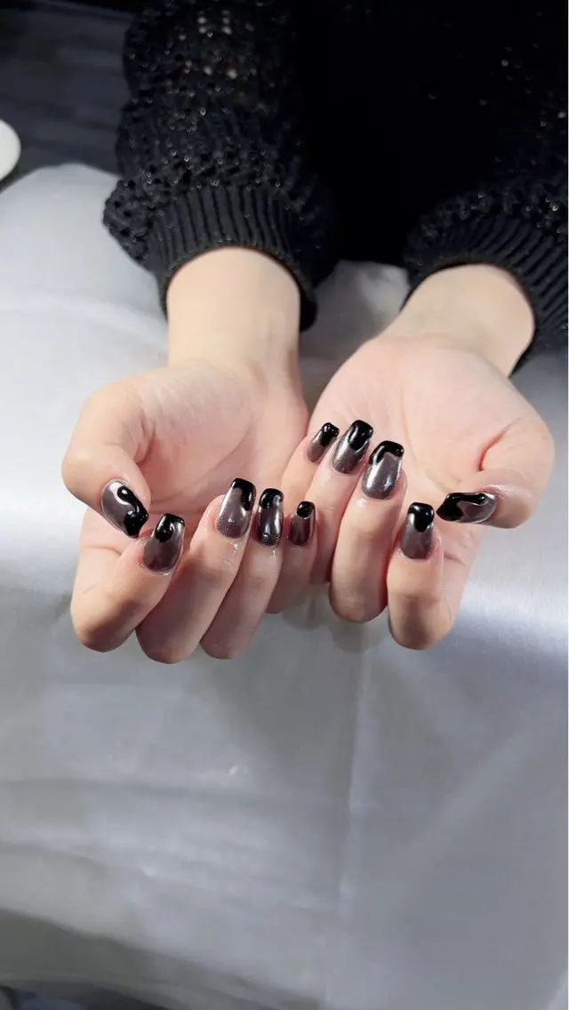 ネイル フットネイル ジェルネイル マグネットネイル ミラーネイル 持ち込み Sunset Nail 柏のネイルデザイン