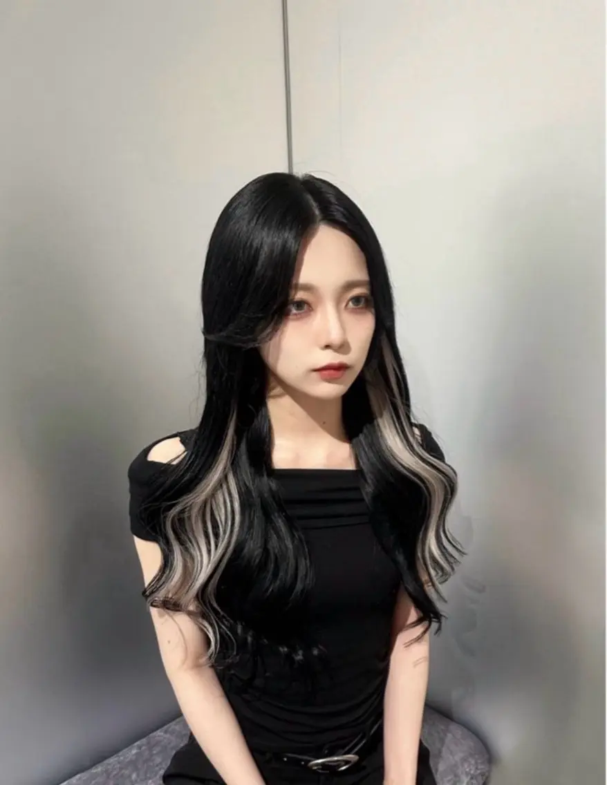 ロング エクステ エクステ× 前髪,顔周り そうまのヘアスタイル