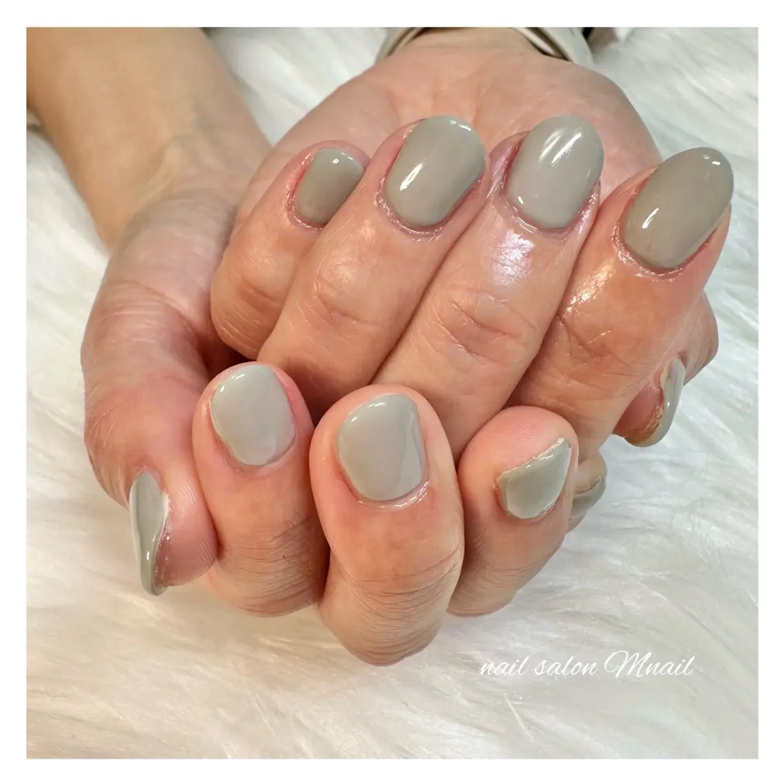 ネイル ワンカラーネイル ハンドネイル ハンドケア Mnail ちひろのネイルデザイン