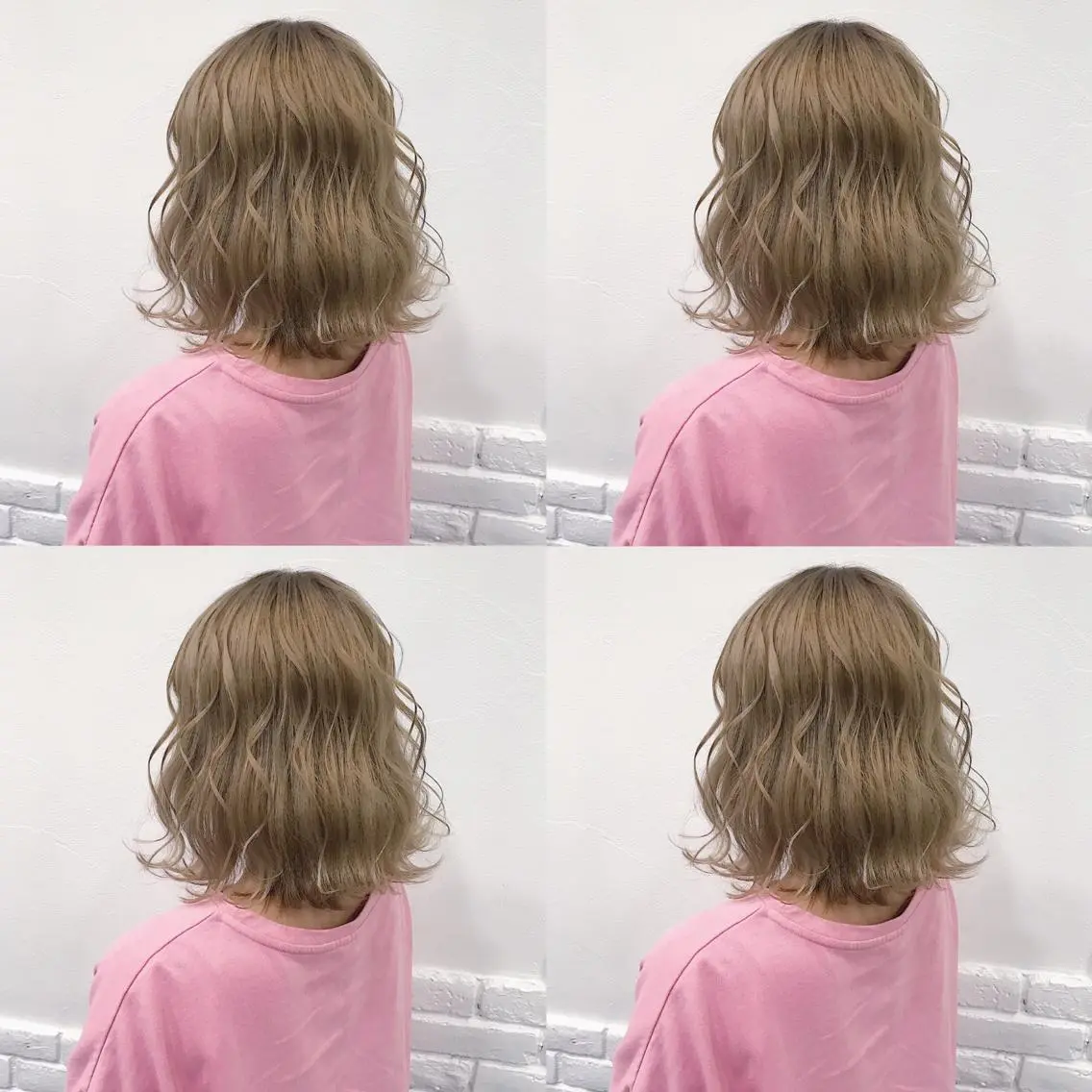 ミディアム カラー ヘアアレンジ ヘアカラー トリートメント TAKUMAブリーチ /切りっぱなし🪽のヘアスタイル