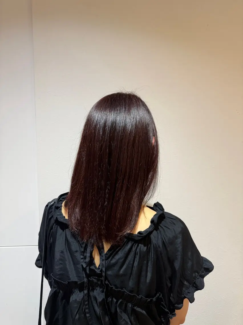 ロング カット ヘアカラー 山際 樹璃のヘアスタイル