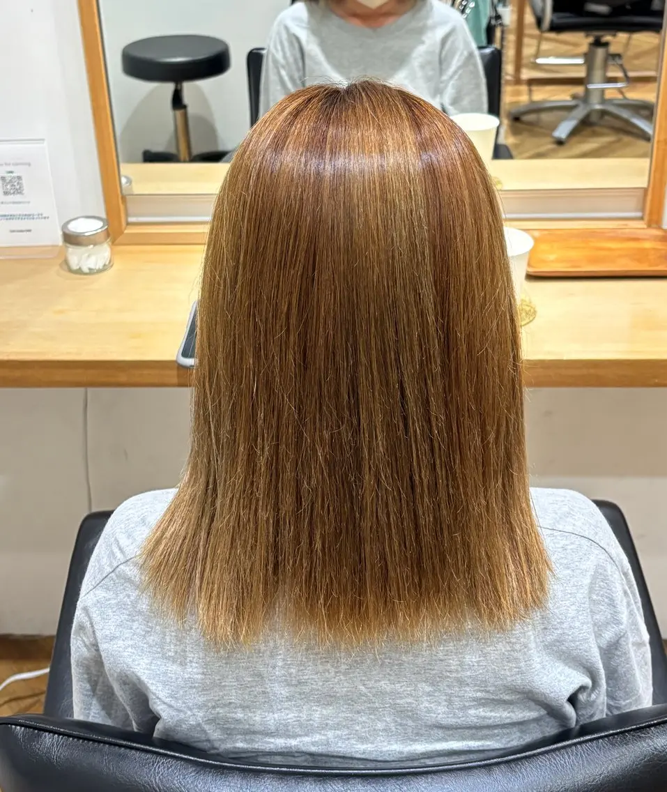 ミディアム ヘアカラー Mana 🫧のヘアスタイル