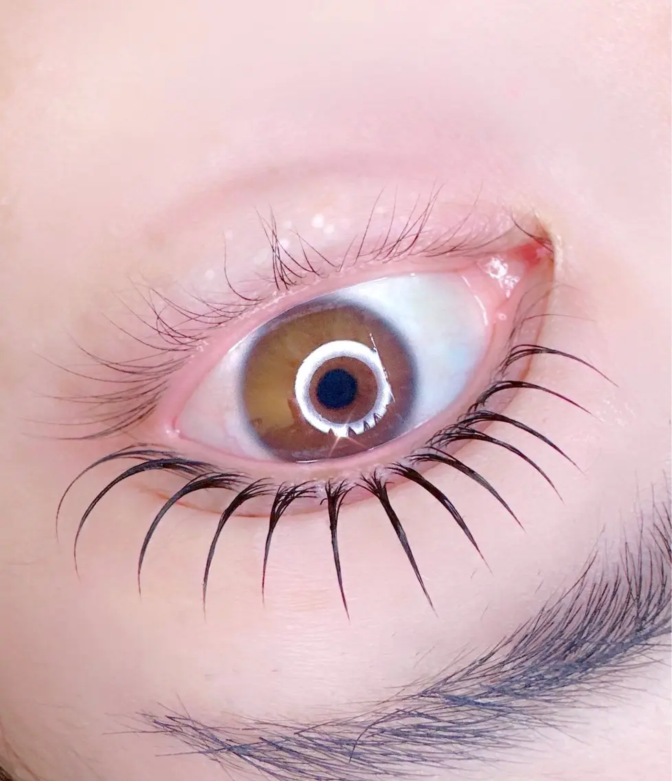 束感まつげパーマ🩵の写真