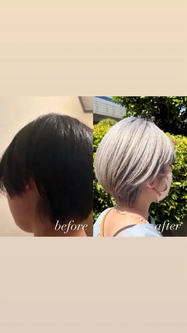 ショート カラー 高橋 疾斗のヘアスタイル