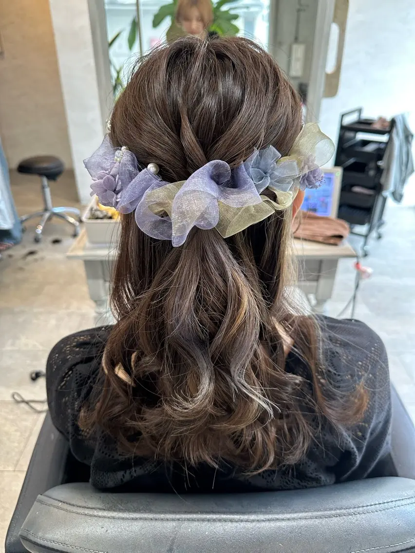 ロング ヘアアレンジ 🎀ヘアセット/艶髪 /はやしほのか🎀のヘアスタイル