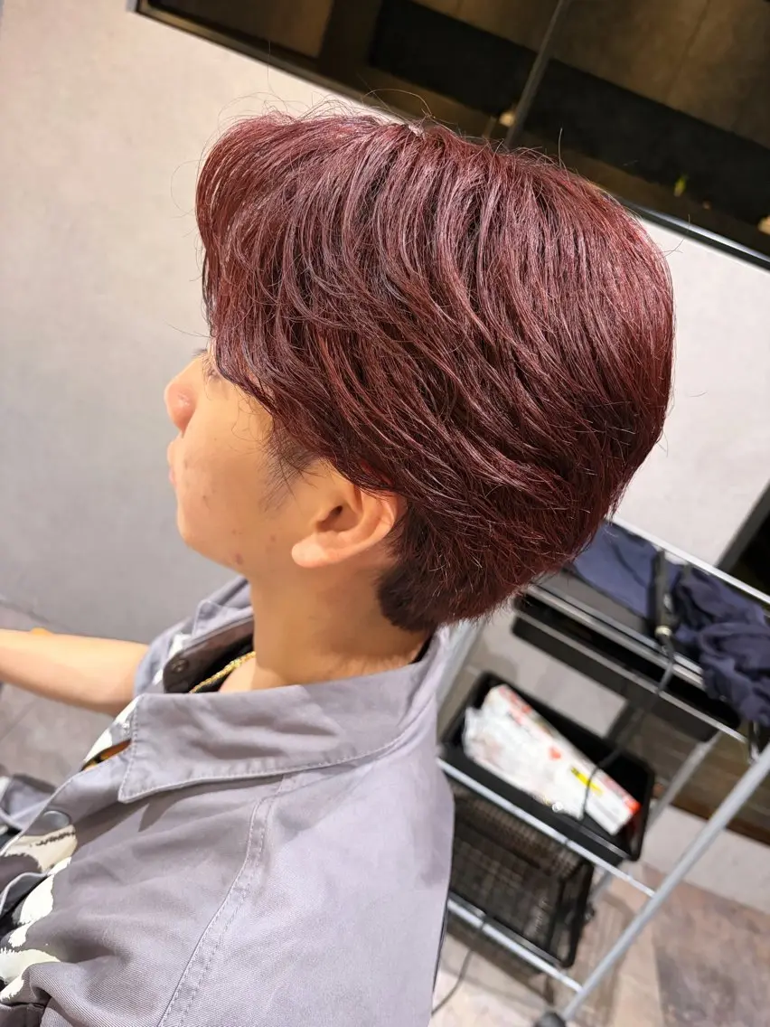 カラー メンズ 北井 皓太のヘアスタイル