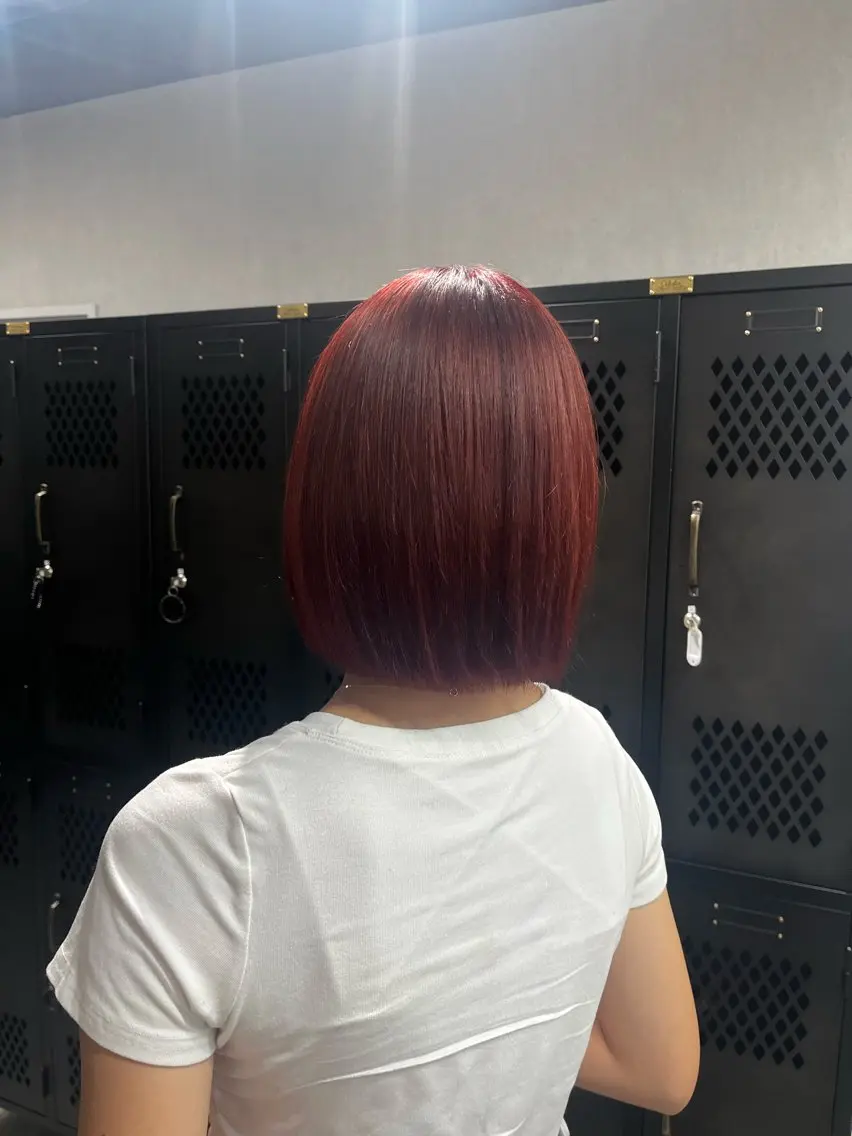 ショート カラー ブリーチ ブラウンカラー ボブ 【‪カット550円】 🌟ユズハのヘアスタイル