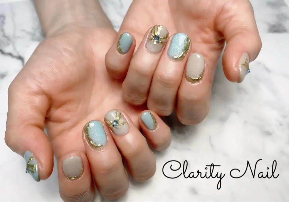 ネイル アートネイル 持ち込み ハンドネイル Clarity Nailのネイルデザイン