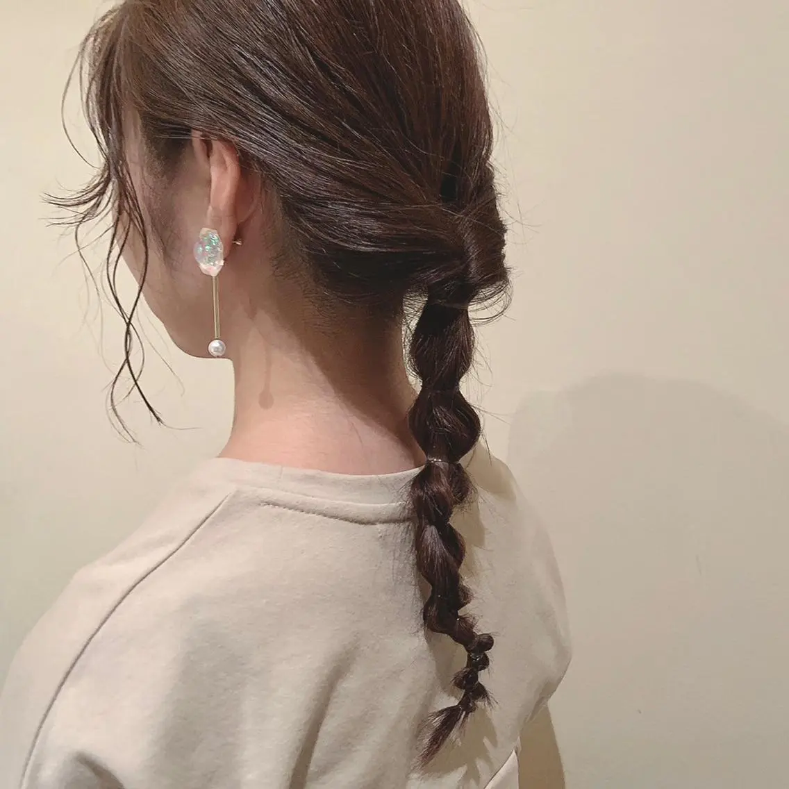 セミロング カラー ヘアアレンジ 中野 ゆかのヘアスタイル
