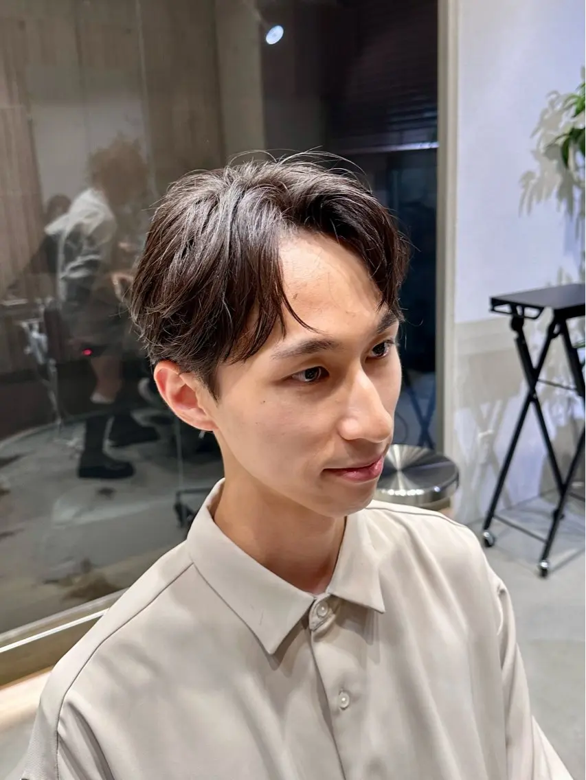 ショート メンズ カット トリートメント ヘアセット 横浜/メンズ特化/ Farbe/田中颯斗のヘアスタイル
