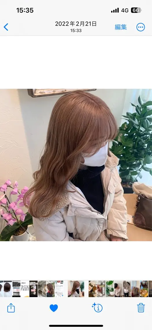 セミロング カラー ベージュカラー ピンクカラー ピンクベージュ カット ヘアカラー 柳川沙羅 🌿透明感カラーのヘアスタイル