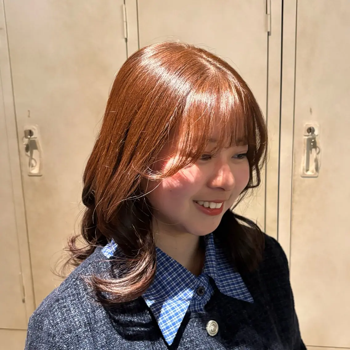 前髪カット✂️➕艶カラー🎀(クイックトリートメント付き)の写真
