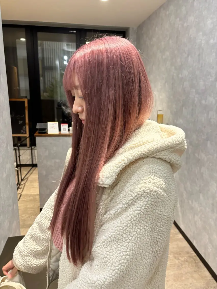 ロング カラー カット ヘアカラー トリートメント 🌐NATSUMI 🌐【寒色カラー】のヘアスタイル