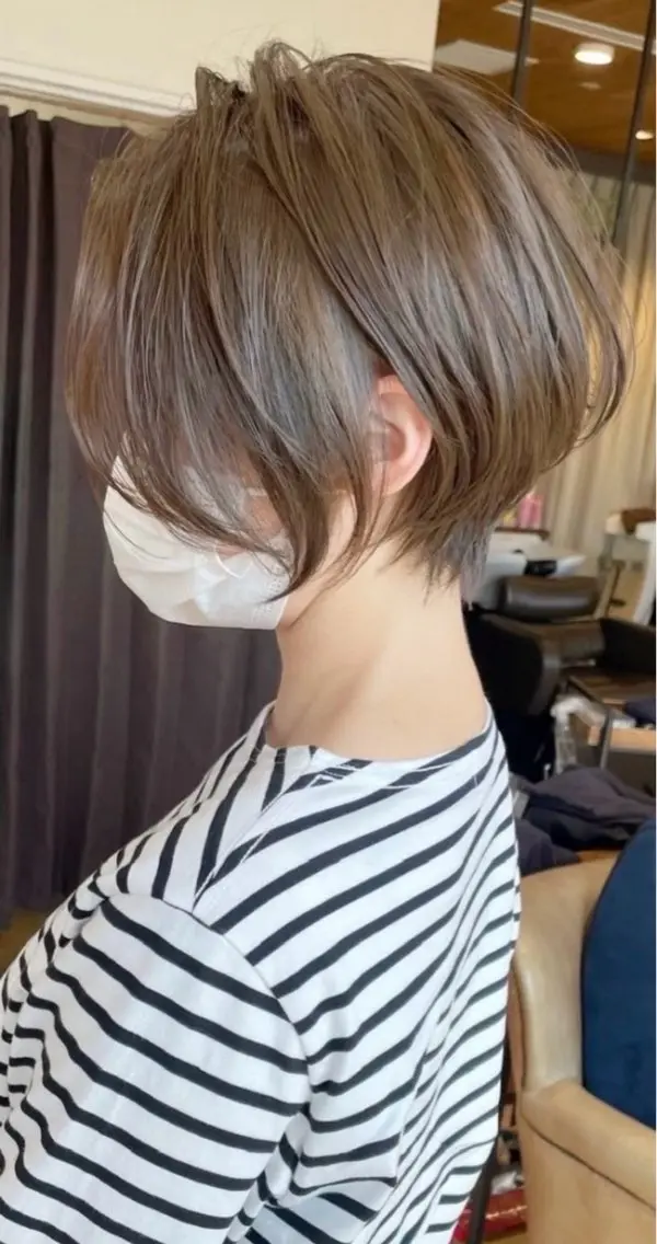 ショート カラー カット ヘアカラー トリートメント 《6月限定🉐価格》 /ショート特化/荒砂のヘアスタイル